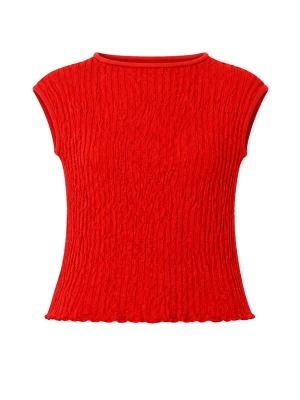 Foto van product Süel knitwear Gebreide top 'Wrinkled Texture' neonrood