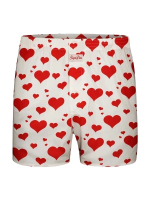 Foto van product Sugar Pine Boxershorts ' Webboxershorts weit Motive Print ' wit