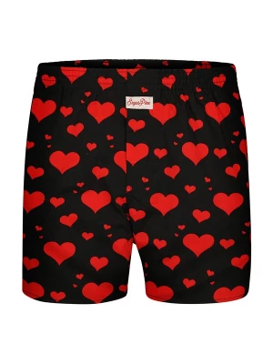Foto van product Sugar Pine Boxershorts ' Webboxershorts weit Motive Print ' zwart