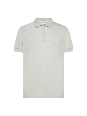 Foto van product SUN68 Shirt 'POLO JERSEY LINEN S / S' grijs
