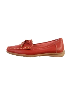 Foto van product Super Mode Instappers 'LBS-Ledermokassin' rood