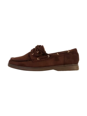 Foto van product Super Mode Instappers 'LBS-Mokassin mit Schnürung' bruin