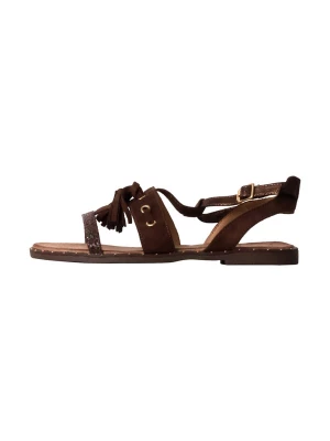 Foto van product Super Mode Sandaal 'Flache Riemchensandalen' bruin