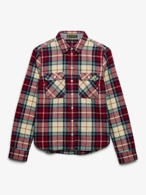 Foto van product Superdry & Co Blouse donkerblauw / rood / donkerrood / wit