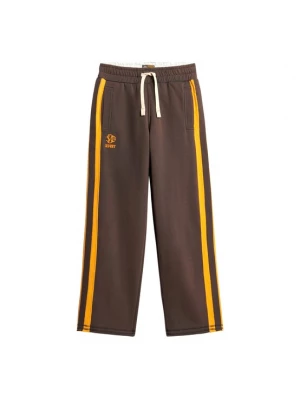 Foto van product Superdry & Co Broek 'Athletic Fives' chocoladebruin / oranje