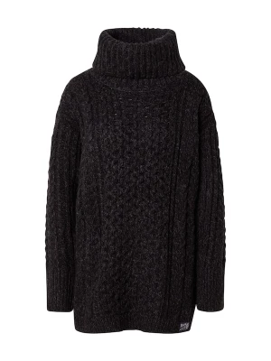 Foto van product Superdry & Co Gebreide jurk zwart gemêleerd