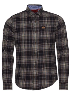 Foto van product Superdry & Co Overhemd beige / bruin / zwart