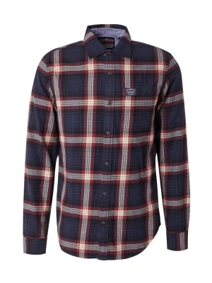 Foto van product Superdry & Co Overhemd beige / donkerblauw / rood