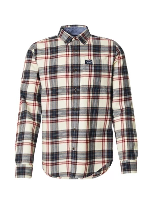 Foto van product Superdry & Co Overhemd crème / donkerblauw / oranje / karmijnrood