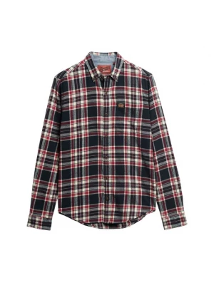 Foto van product Superdry & Co Overhemd crème / marine / donkerrood