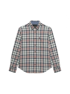 Foto van product Superdry & Co Overhemd donkerblauw / oranje / karmijnrood / wit