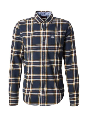 Foto van product Superdry & Co Overhemd ecru / nachtblauw / bruin / geel