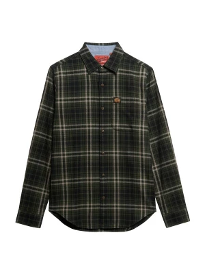 Foto van product Superdry & Co Overhemd ecru / olijfgroen / zwart