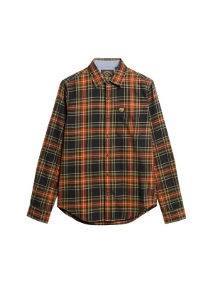 Foto van product Superdry & Co Overhemd geel / oranje / zwart / wit
