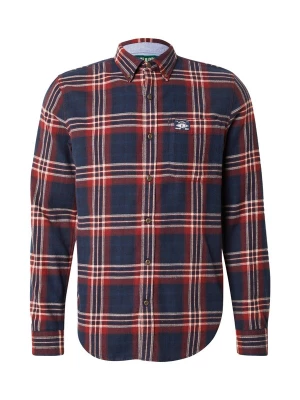 Foto van product Superdry & Co Overhemd lichtbeige / marine / rood