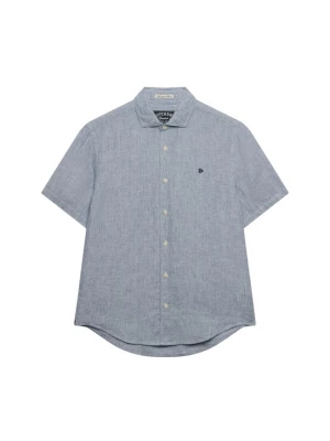 Foto van product Superdry & Co Overhemd 'Riviera' donkerblauw / wit