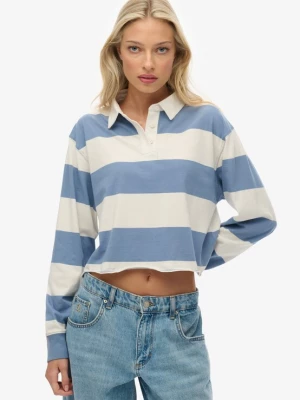 Foto van product Superdry & Co Oversized shirt 'Athletic Essentials' ecru / duifblauw