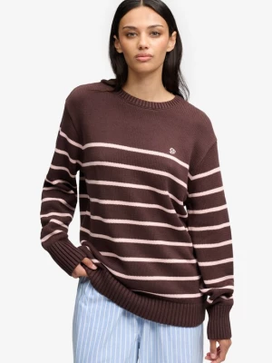 Foto van product Superdry & Co Oversized trui crème / kastanjebruin