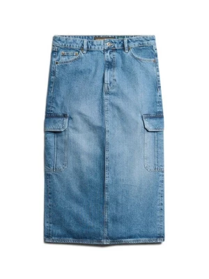 Foto van product Superdry & Co Rok blauw denim