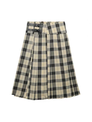 Foto van product Superdry & Co Rok cappuccino / grijs / zwart
