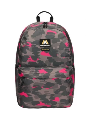 Foto van product Superdry & Co Rugzak 'Montana' aardetinten / donkergrijs / pink / zwart