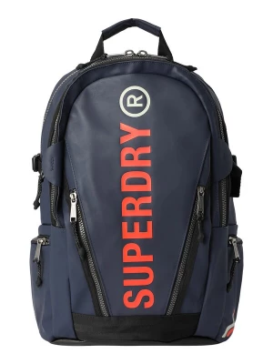 Foto van product Superdry & Co Rugzak 'Tarp' marine / oranjerood / wit