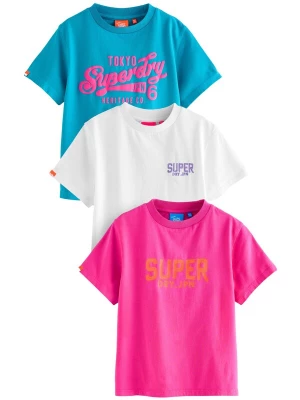 Foto van product Superdry & Co Shirt 'Athletic' blauw / lavendel / pink / wit