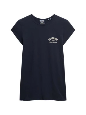 Foto van product Superdry & Co Shirt 'Athletic Essential' marine / wit