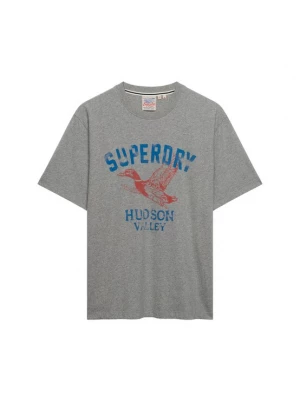 Foto van product Superdry & Co Shirt blauw / grijs / rood