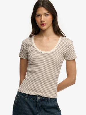 Foto van product Superdry & Co Shirt crème / kastanjebruin