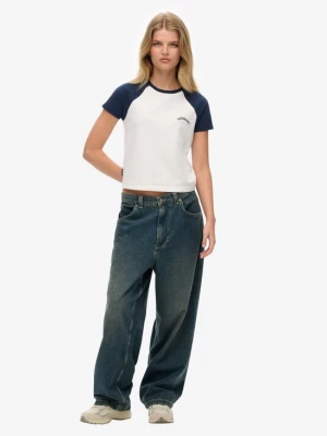 Foto van product Superdry & Co Shirt 'Essential' navy / wit