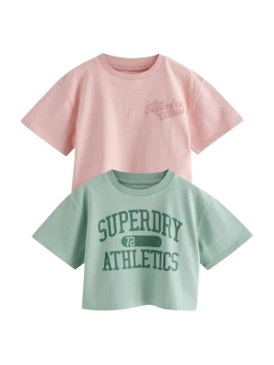Foto van product Superdry & Co Shirt 'Essentials' groen / donkergroen / rosa
