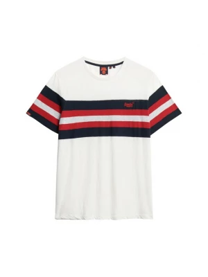 Foto van product Superdry & Co Shirt 'Essentials' marine / donkerrood / wit gemêleerd