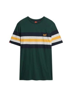 Foto van product Superdry & Co Shirt 'Essentials' marine / geel / donkergroen / wit gemêleerd