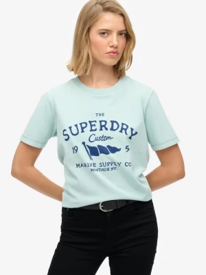 Foto van product Superdry & Co Shirt 'Heritage Hamptons' navy / aqua