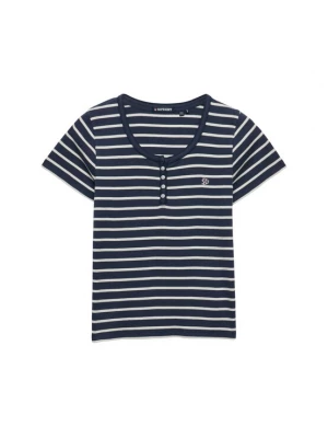 Foto van product Superdry & Co Shirt marine / wit