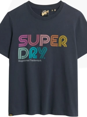 Foto van product Superdry & Co Shirt navy / aqua / geel / pink