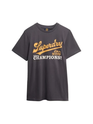 Foto van product Superdry & Co Shirt safraan / donkergrijs / wit