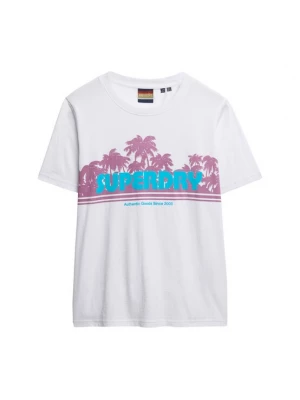 Foto van product Superdry & Co Shirt turquoise / braam / wit