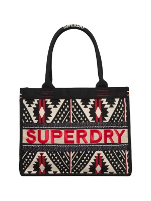 Foto van product Superdry & Co Shopper crème / rood / zwart
