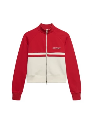 Foto van product Superdry & Co Sweatvest 'Athletic Essentials' crème / rood