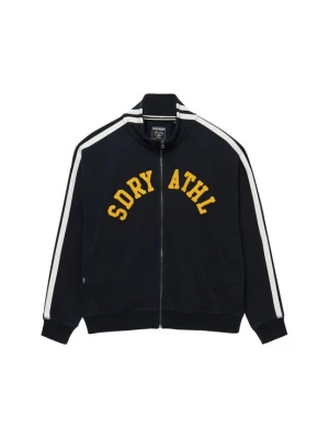 Foto van product Superdry & Co Sweatvest 'Athletic Essentials' marine / donkergeel / wit