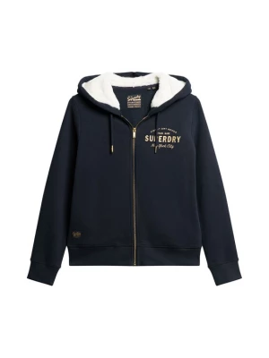Foto van product Superdry & Co Sweatvest beige / marine / wit
