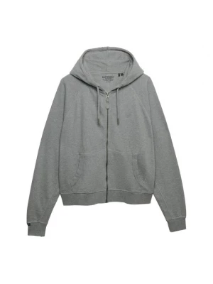 Foto van product Superdry & Co Sweatvest grijs gemêleerd