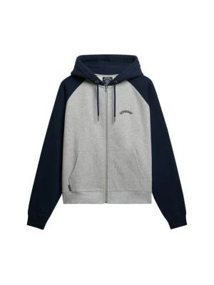 Foto van product Superdry & Co Sweatvest marine / grijs gemêleerd