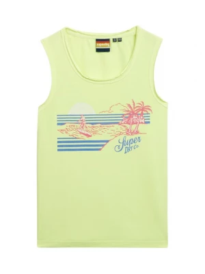 Foto van product Superdry & Co Top blauw / citroen / lichtroze