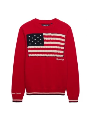 Foto van product Superdry & Co Trui 'Athletic Essentials' marine / rood / wolwit