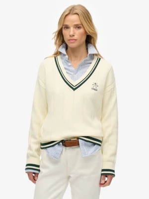 Foto van product Superdry & Co Trui 'Cricket Club Jumper' groen / wolwit