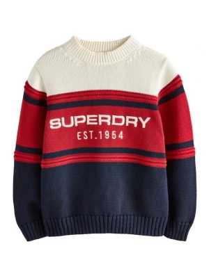 Foto van product Superdry & Co Trui ecru / navy / donkerrood