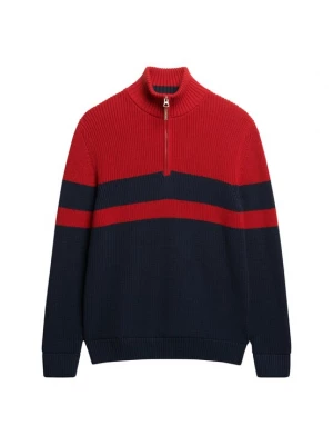 Foto van product Superdry & Co Trui marine / donkerrood